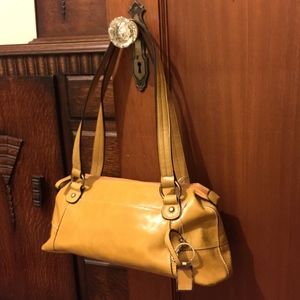 Gianni Bernini Mustard colored handbag